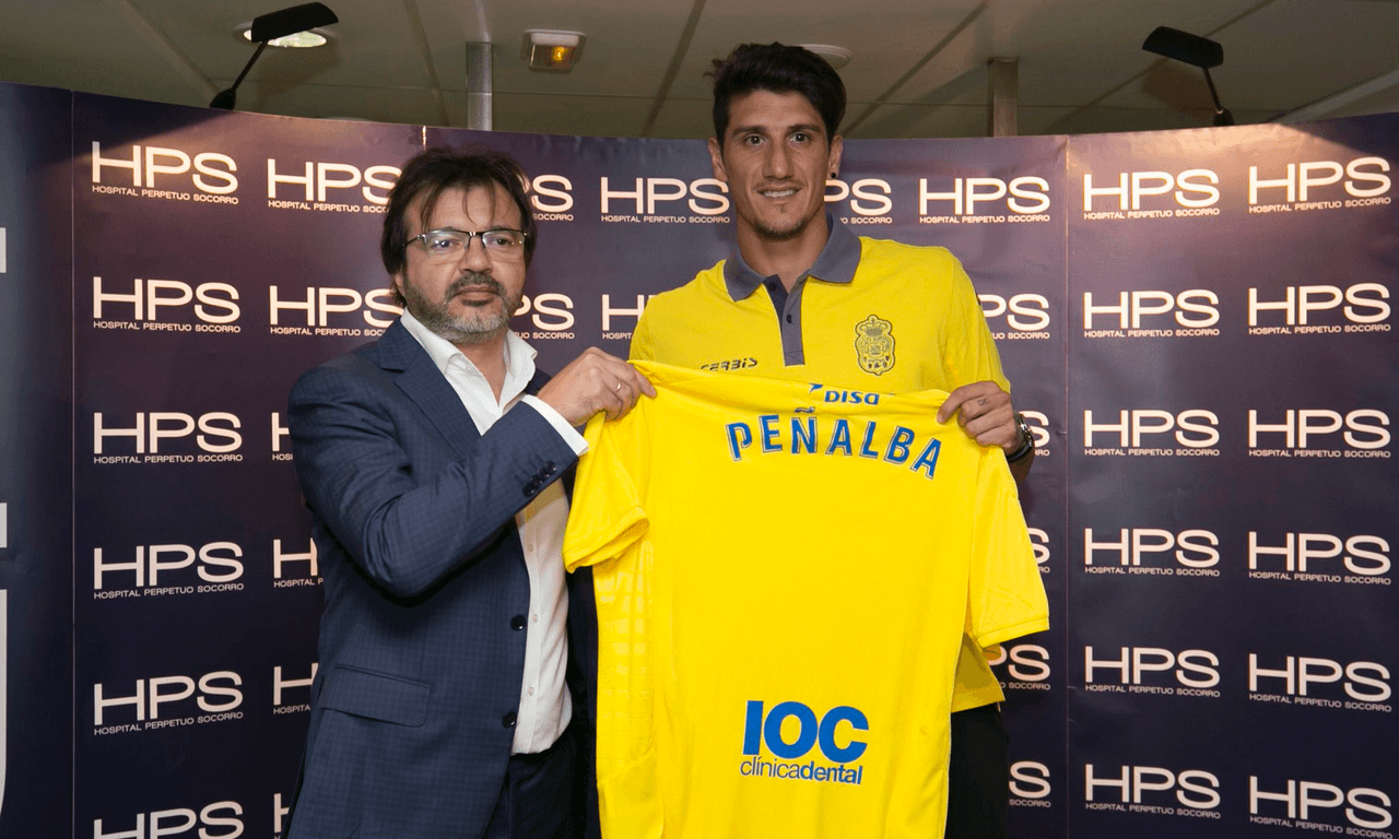 Las Palmas presentó a Gabriel Peñalba como su nuevo refuerzo