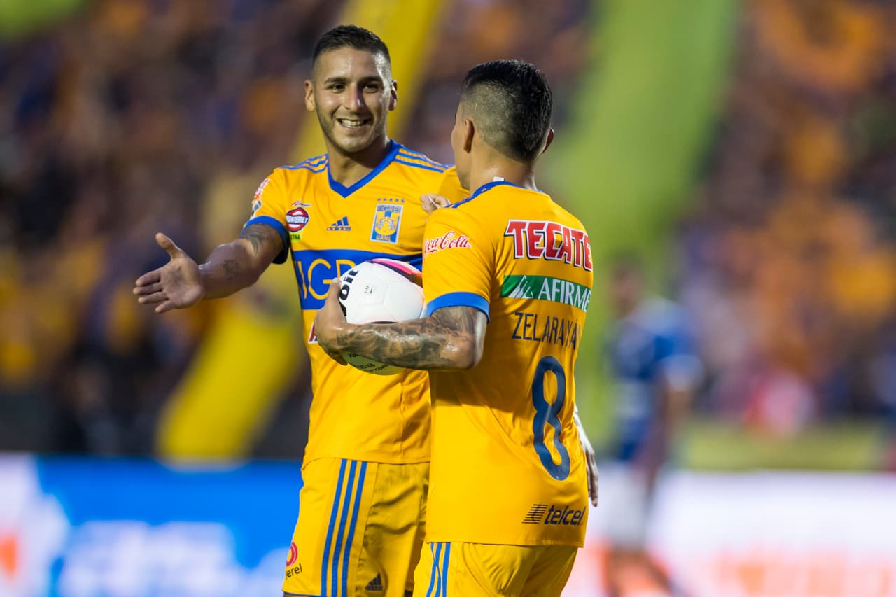 Tras un remate de Gignac que fue tapado por el portero, Zelarayán remató a puerta vacía para igualar el marcador.