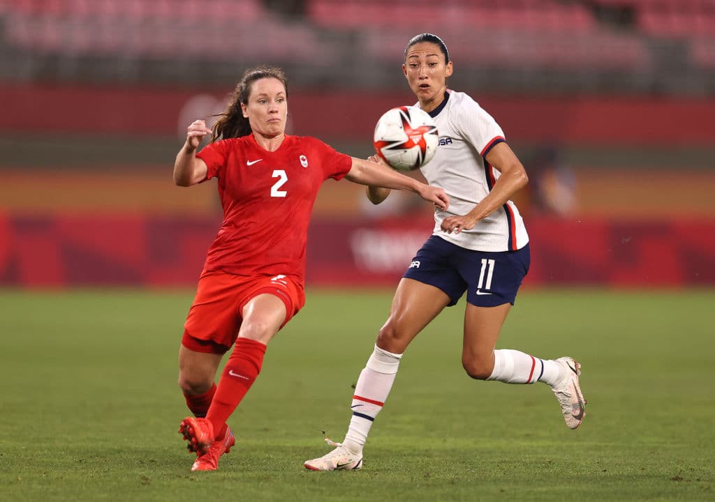 El Team USA fueron sorprendidas por Canadá, el equipo vecino quien, con un penal cobrado por Jessie Fleming al minuto 74, lograron imponerse y sellar su pase a la Final de los Juegos Olímpicos de Tokyo 2020, mientras que el equipo de las ‘barras y las estrellas’ jugará por la de bronce.