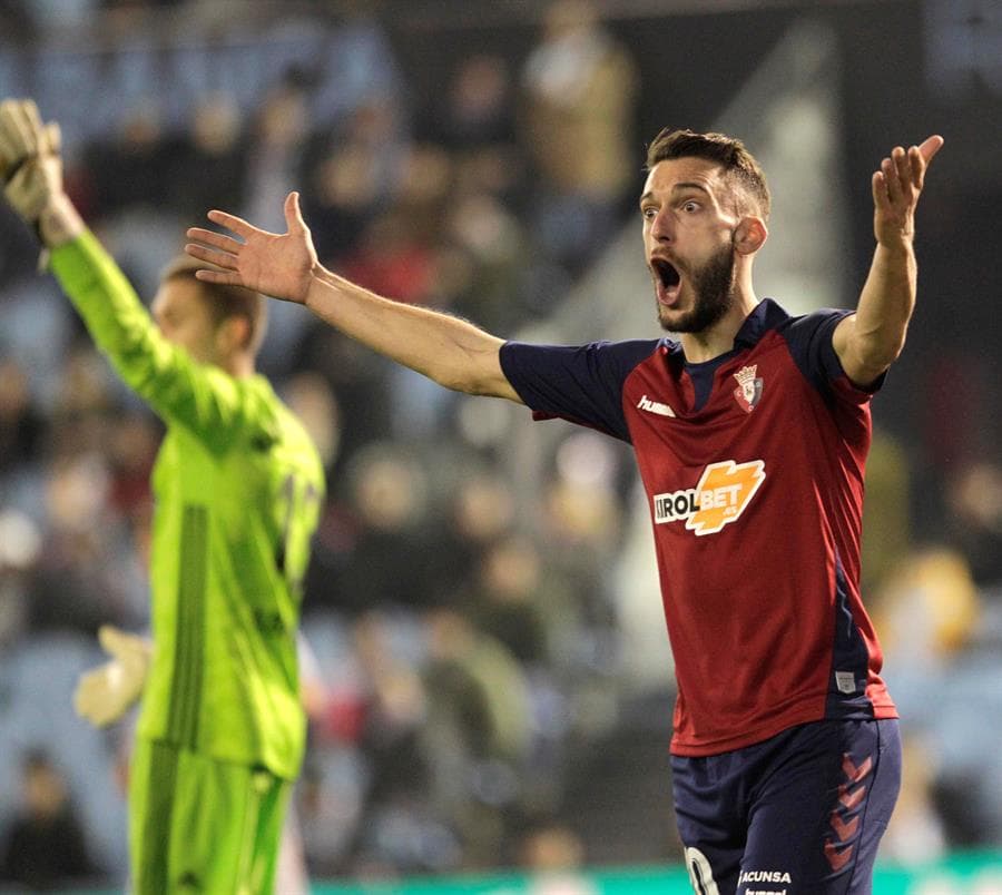 Se empata el partido entre Celta de Vigo y Osasuna con goles de Santi Mina y Ezequiel Ávila, respectivamente.