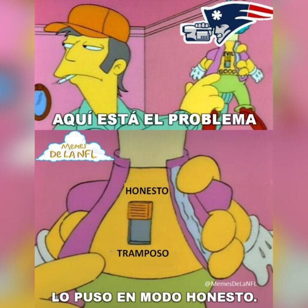 Los Patriots de Tom Brady se volvieron el centro de burla por su pronta eliminación en Playoffs.