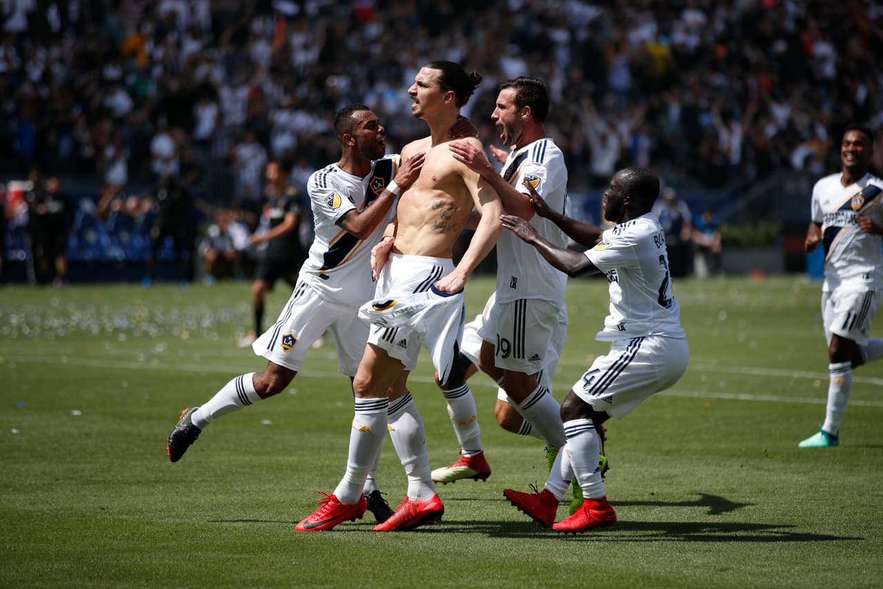 Desde el primer día, el sueco de 36 años demostró el impacto que daría con Los Angeles Galaxy, aunque su equipo al final no llegó a los playoffs.