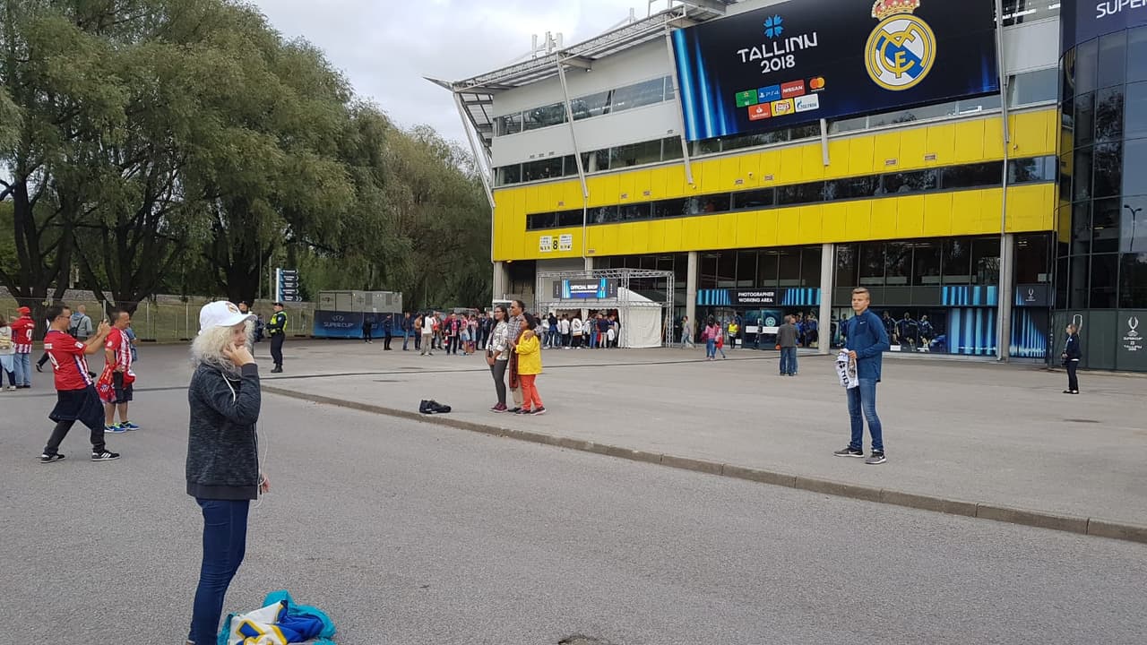 Era un ambiente muy familiar el que se vivía en el Lilleküla Stadium.