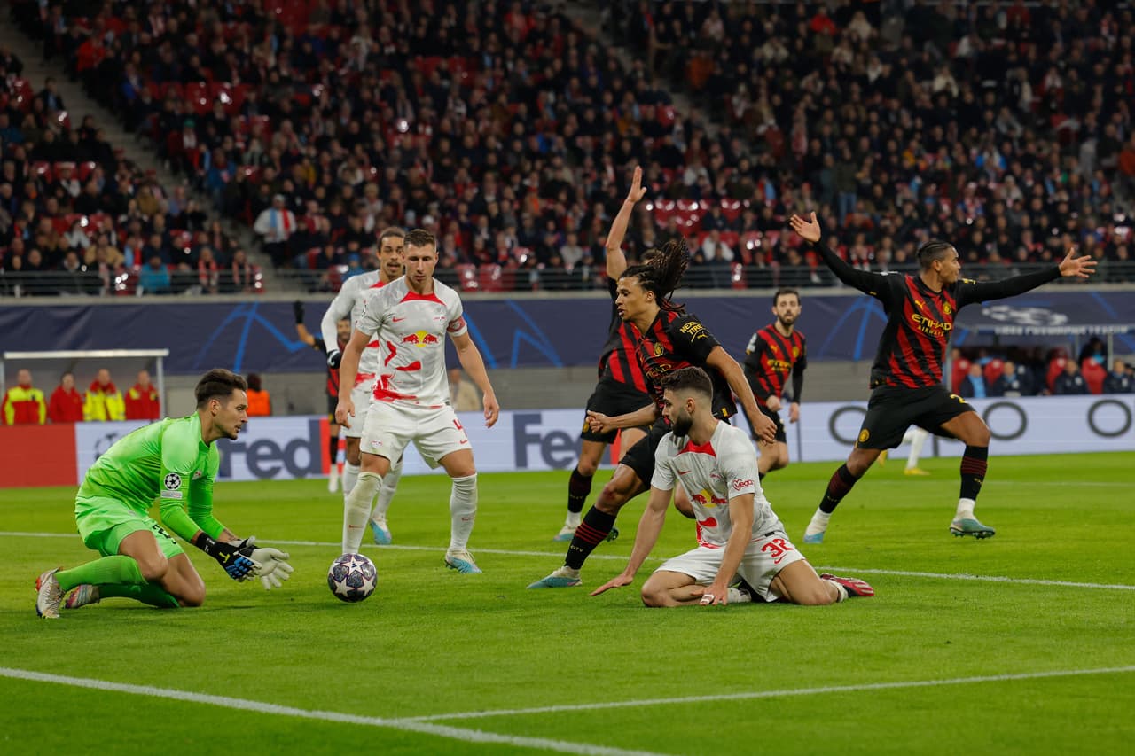 Leipzig vs. Man. City RESUMEN Champions League: Leipzig llega con vida a la vuelta