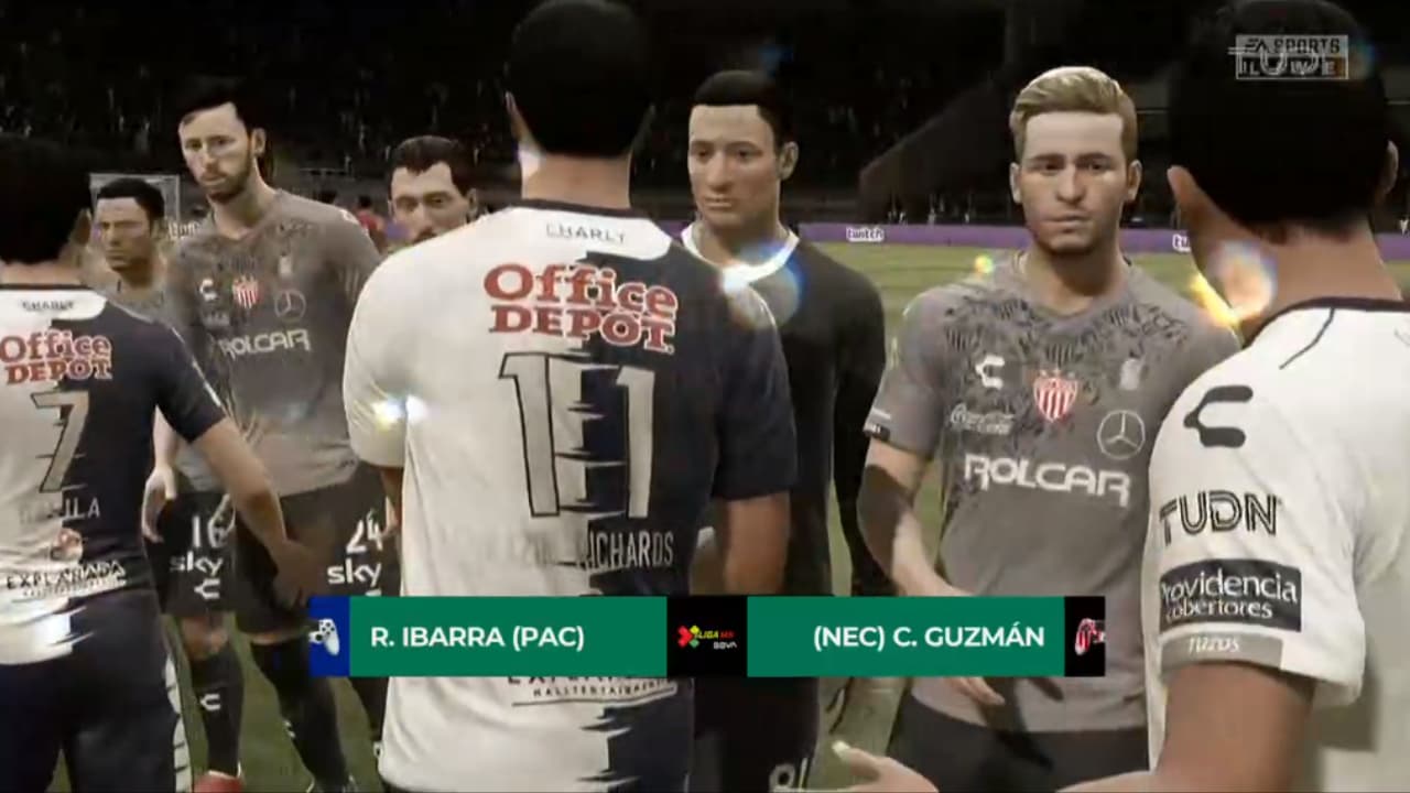 En un duelo desangelado, Carlos Guzmán de Necaxa venció 2-0 a Romario Ibarra, representante del Pachuca en la eLiga MX.