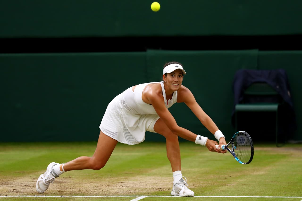 Durante el segundo set, Muguruza no dio opción a su rival venciéndola con un claro y contundente 6-0.