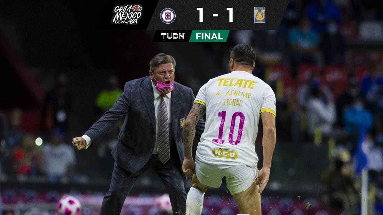 Gignac impone terror ante Cruz Azul y reparten puntos