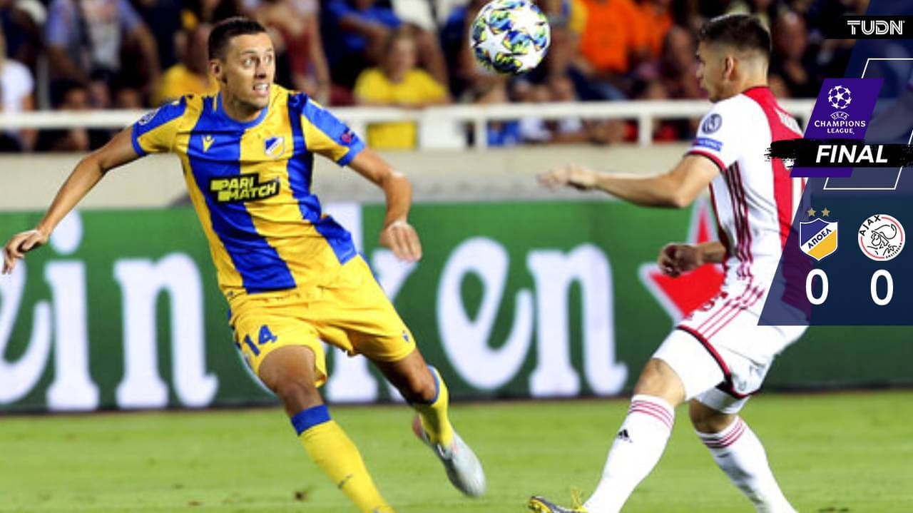 APOEL y Ajax empatan en somnífero cotejo sin Edson en la cancha