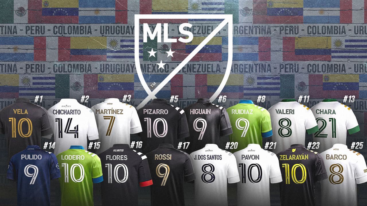 Vela y otros dos mexicanos lideran las 25 playeras más vendidas de MLS