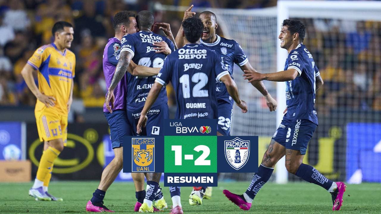 Tigres cae ante Pachuca con un golazo de Robert Kenedy de medio campo