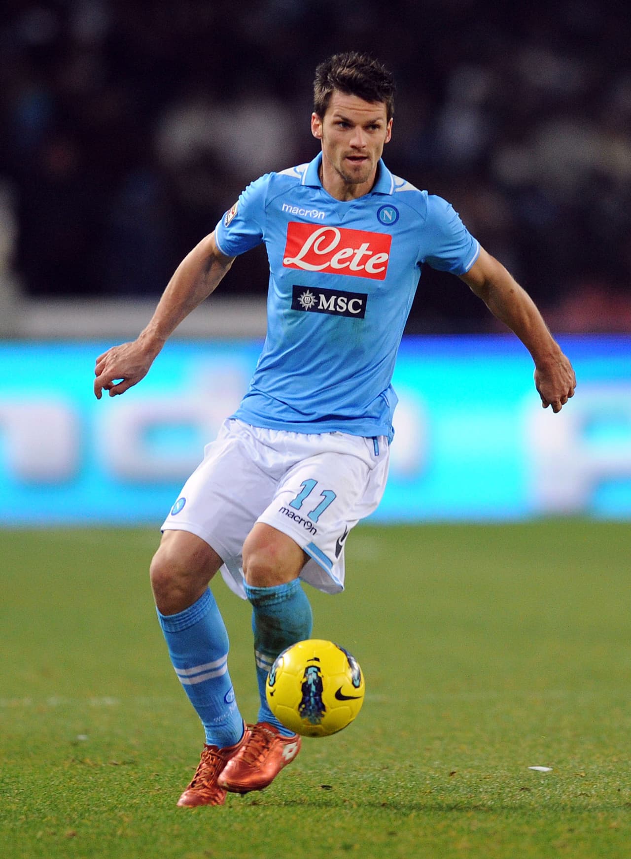 El otro carrilero era el italiano Christian Maggio.