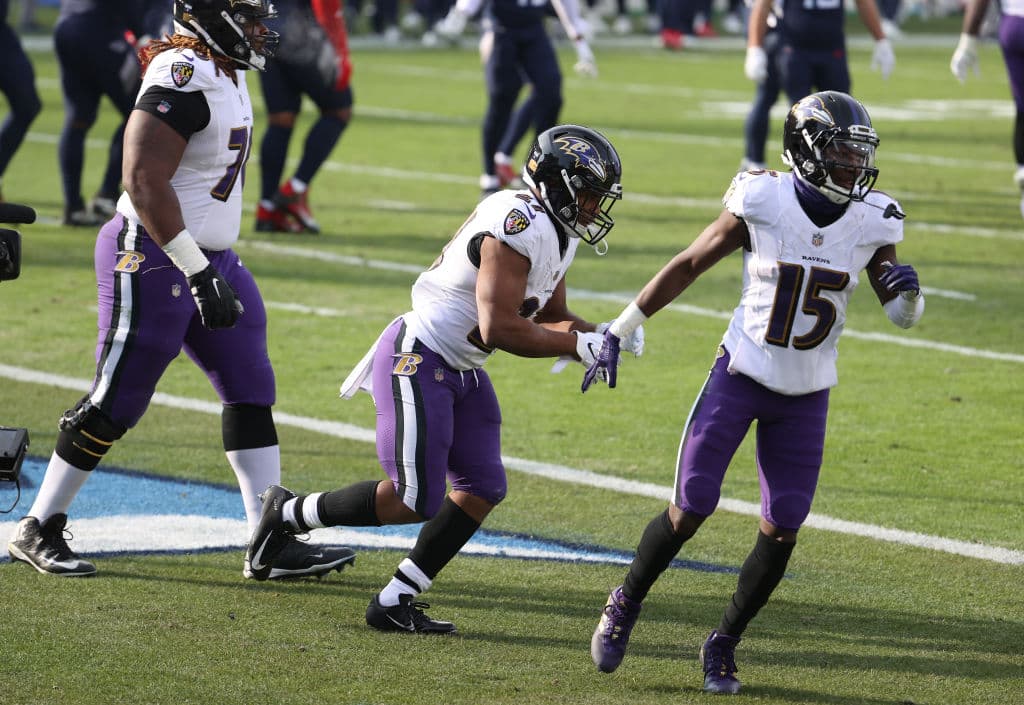 Los Ravens buscarán llegar más lejos que la temporada pasada y para eso necesitarán que sus estrellas Lamar Jackson, Marquise Brown, Mark Andrews y los defensivos Patrick Queen y Marcus Peters tengan una gran noche.