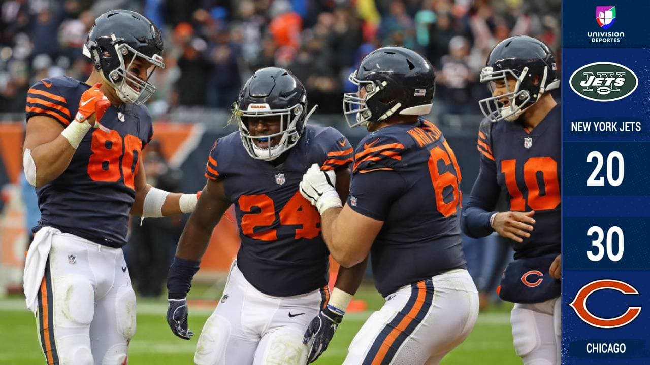 Los Chicago Bears cortaron la mala racha tras vencer a los NY Jets en casa. El quarterback de Chicago Mitchell Trubisky se despachó con dos importantes pases de anotación.