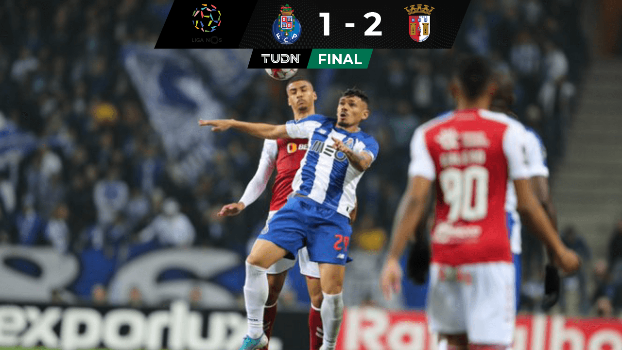 ¡Terrible derrota! El Braga sorprende al Porto en el Do Dragao
<br>