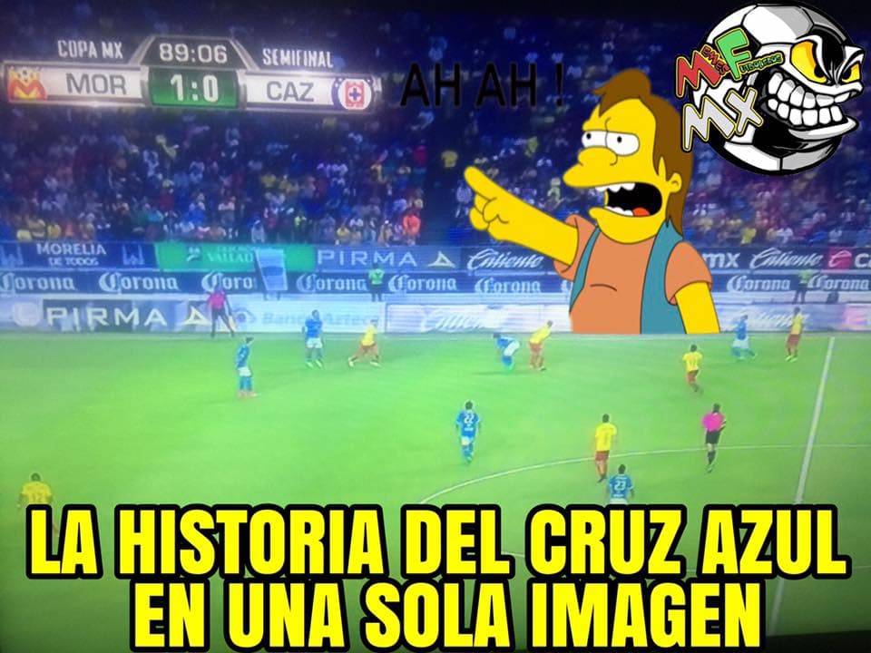 La Máquina volvió a defraudar a su afición tras caer en los últimos minutos ante Morelia y las burlas no pudieron faltar.