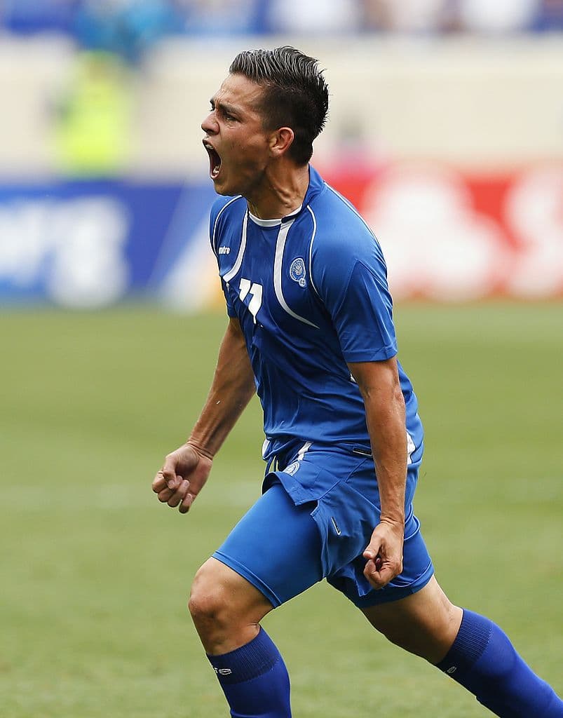 <b>10. Rodolfo Zelaya,</b> de El Salvador, anotó 9 goles y jugó en las edicones de la Copa Oro de 2011, 2013 y 2017.10.