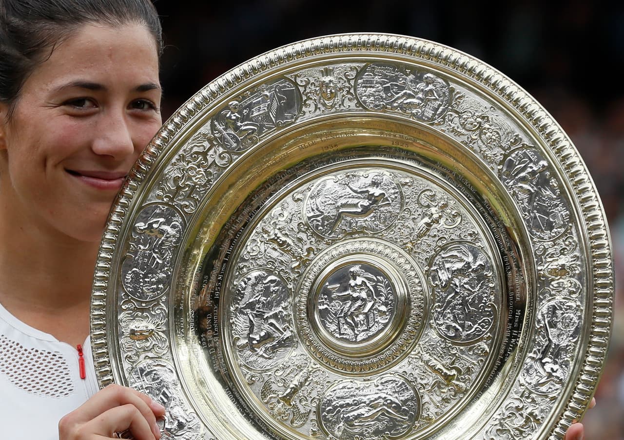 Garbiñe Muguruza, campeona de Wimbledon 2017.