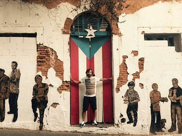 Andrea Pirlo visitó el caso histórico de San Juan.