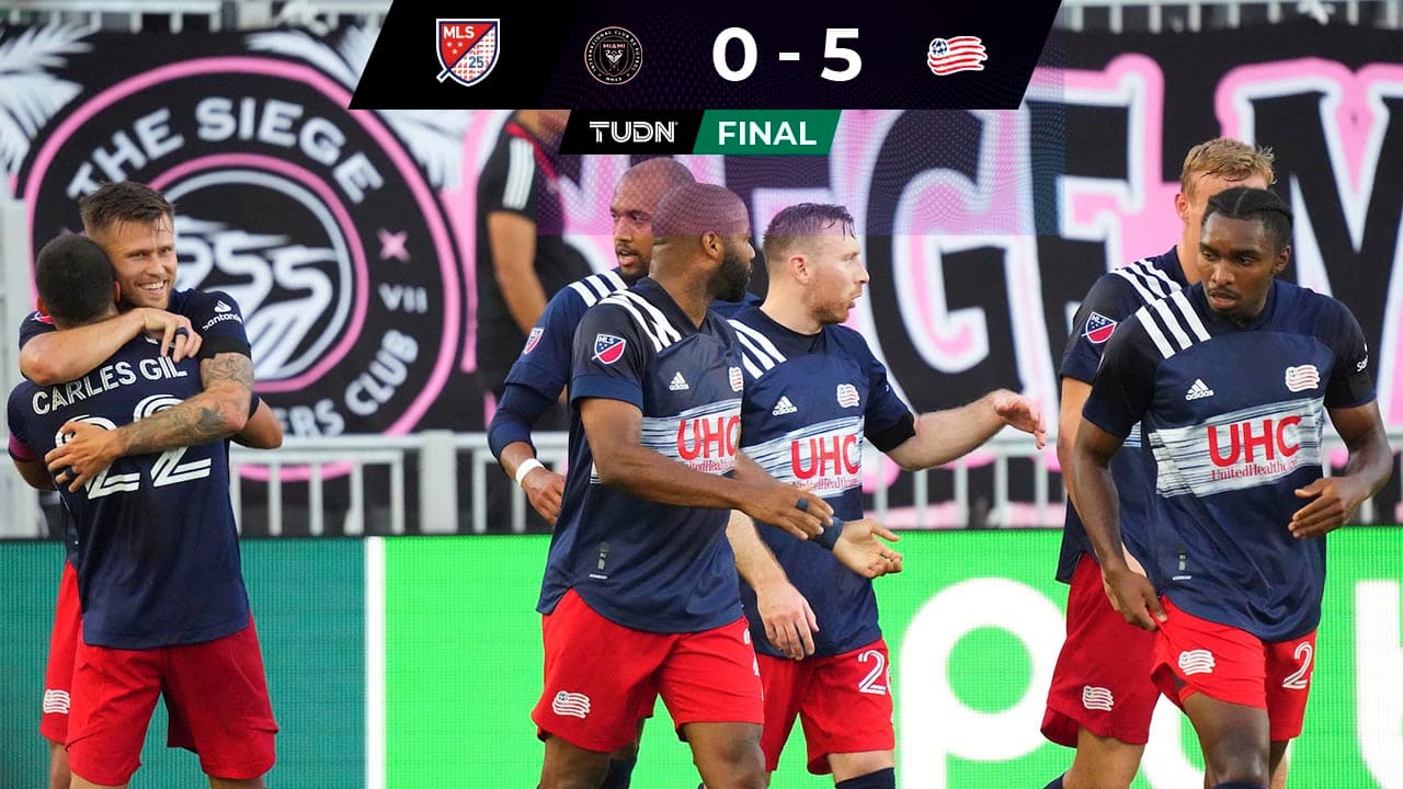 New England golea al Inter Miami en 'despedida' de Pizarro
