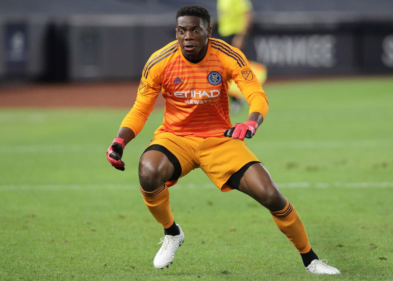 En una semana que sobre el papel se presentaba como complicada, New York City FC acumuló tres victorias y no recibió ningún gol. En gran medida, gran mérito del arquero Sean Johnson. (USA Today Images)