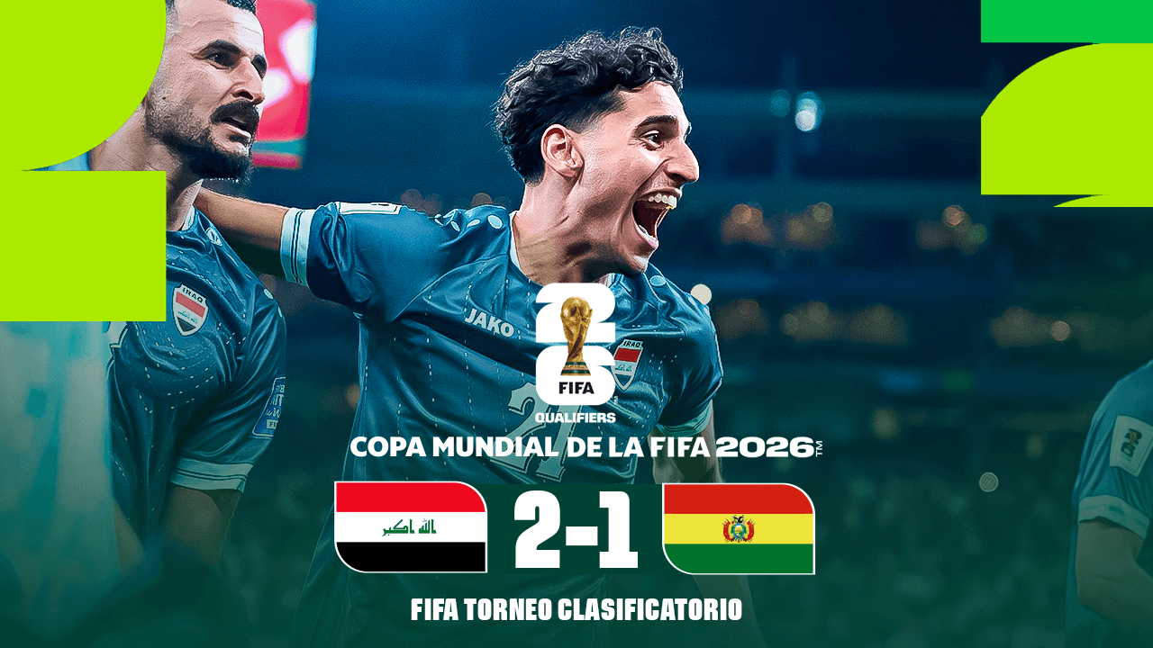 Irak derrota a Bolivia en el repechaje y clasifica a la Copa del Mundo