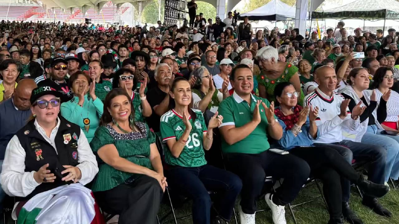 ¿Dónde vio Claudia Sheinbaum el partido inaugural del Mundial 2026?