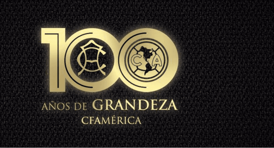 Logo del centenario del Club América.