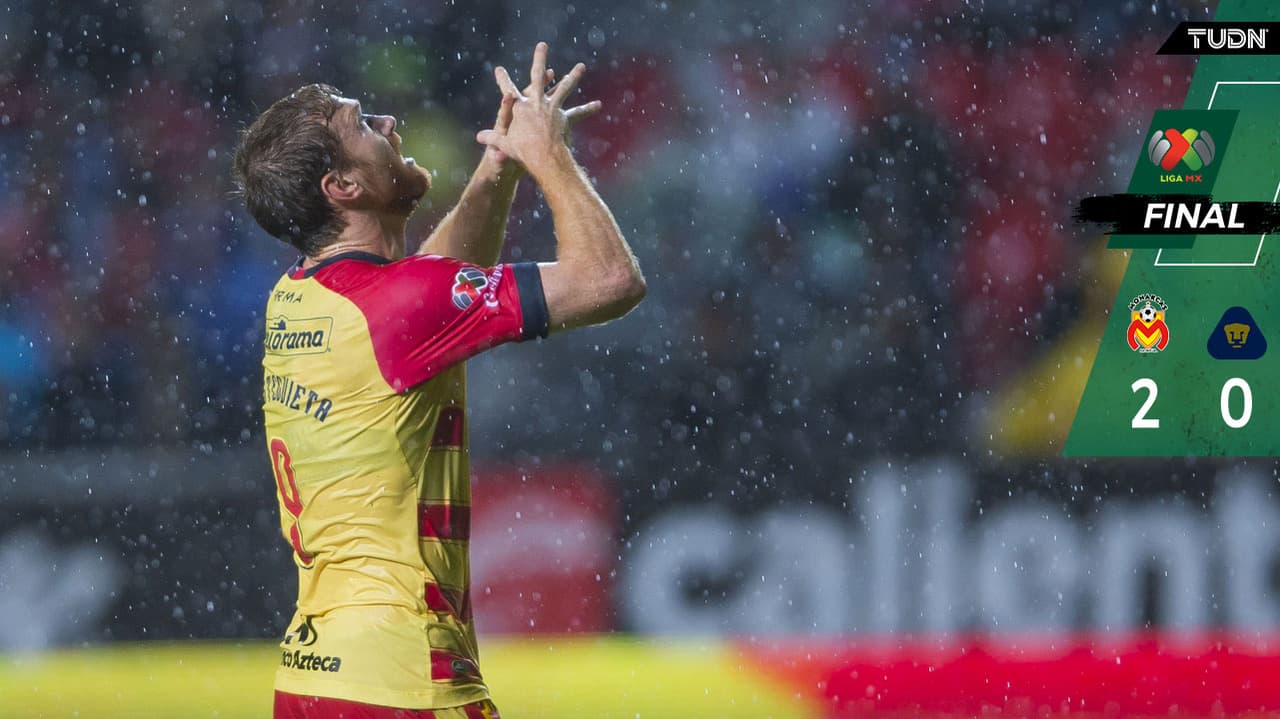 ¡Cantó el canario! Monarcas venció a Pumas con doblete de Aristeguieta