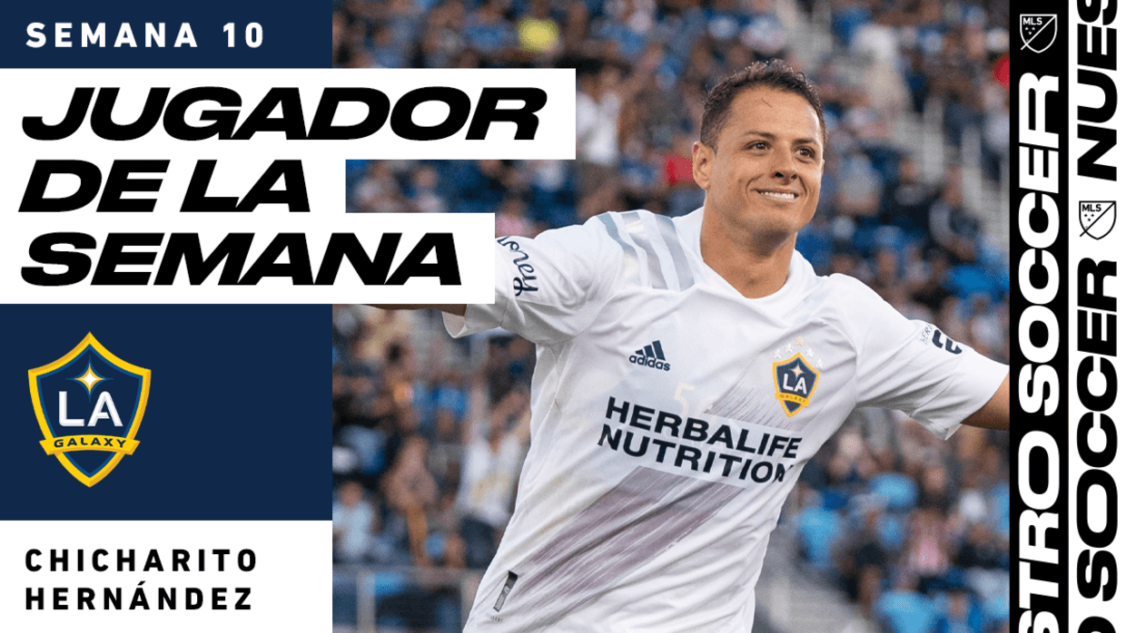 Por tercera vez, Chicharito es jugador de la semana de la MLS