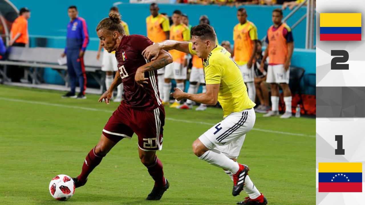 Falcao lideró la remontada de Colombia ante una luchadora Venezuela