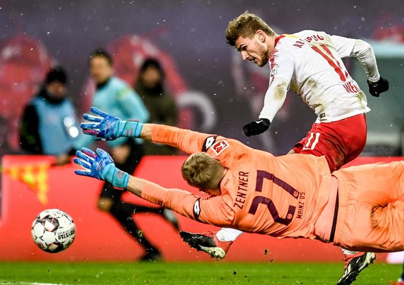 Leipzig marcó sentencia gracias al poderío goleador de Timo Werner, que al minuto 29 y al 43 del segundo tiempo puso el 4-1 definitivo.