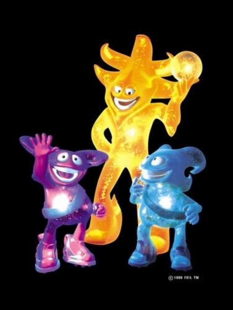 <b>Corea y Japón 2002 - </b>Los Spheriks fueron Ato, Kaz y Nik, unas figuras futurísticas que encajaban muy bien con los adelantos tecnológicos de los dos países asiáticos.