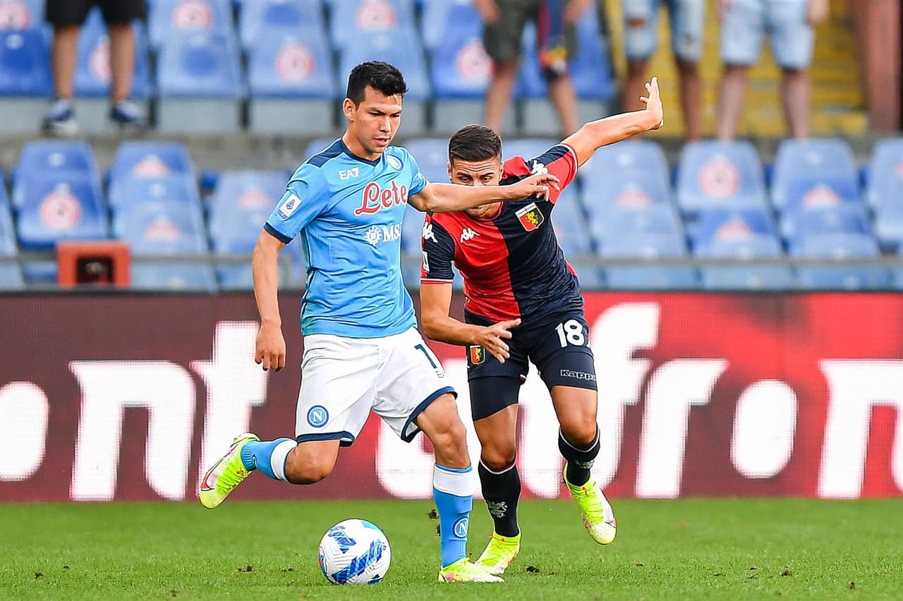 Napoli derrota al Genoa 2-1 durante la segunda Jornada de la Serie A. Fabián Ruiz Peña abrió el marcador a favor de los locales (39'), pero los 'rossoblu' empataron gracias a la anotación de Andreas Cambiasso al 69', pero ya al filo del partido, Andrea Petagna le dio la victoria a los de Spalleti. Hirving Lozano arrancó de titular el encuentro.