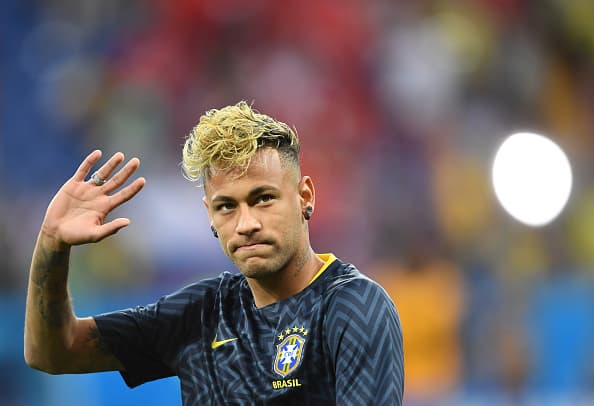 Neymar no entrenó con el resto de sus compañeros