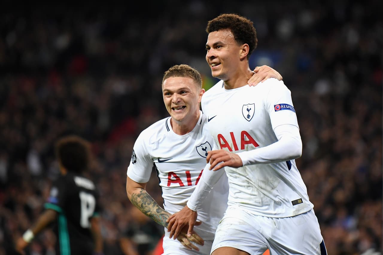 Dele Alli, autor de doblete, fue la gran figura del encuentro que dejó al club inglés con 10 puntos y a los españoles con 7 unidades.