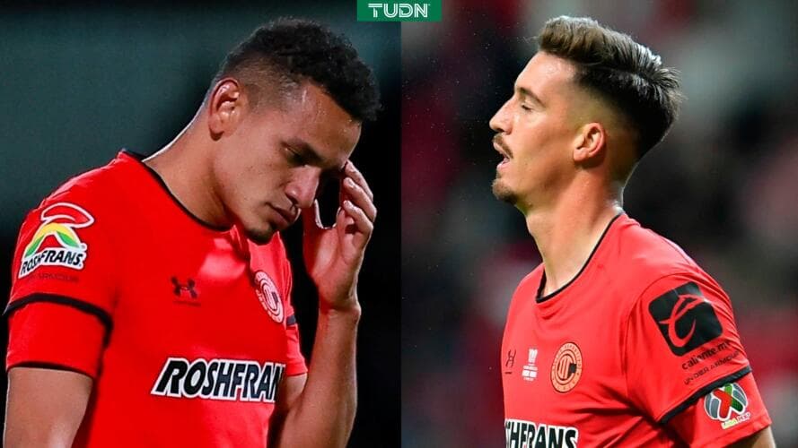 Toluca anuncia las bajas de Ian González y Óscar Vanegas