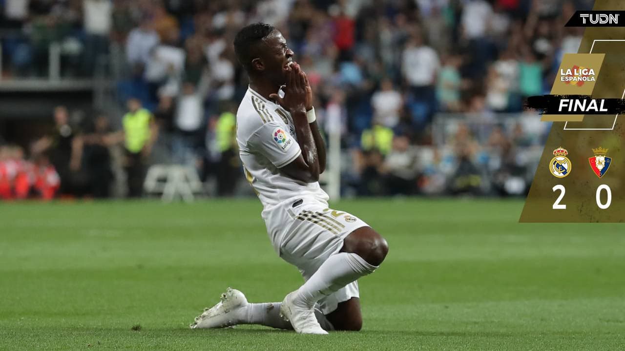 Vinicius llora su regreso al gol en triunfo del Real Madrid