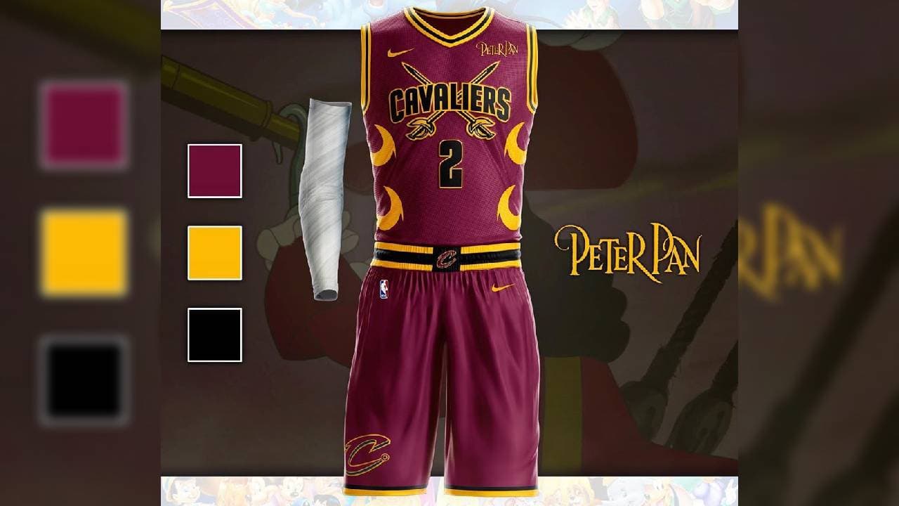 'Peter Pan' inspiró la armadura de los Cleveland Cavaliers.