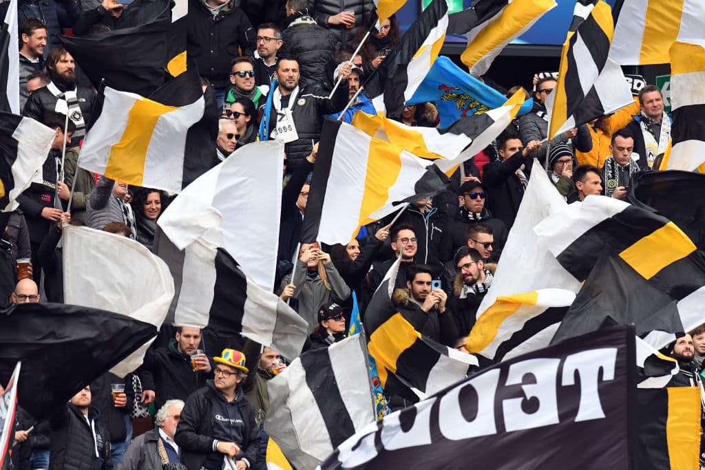Los ultras del udinese han sido acusados de ser 'fríos y muy poquitos', por los otros tifosis italianos.