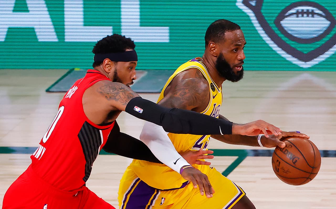 Los Angeles Lakers retoman su juego y vencen 88-111 a los Portland Trail Blazers y ponen la serie 1-1.