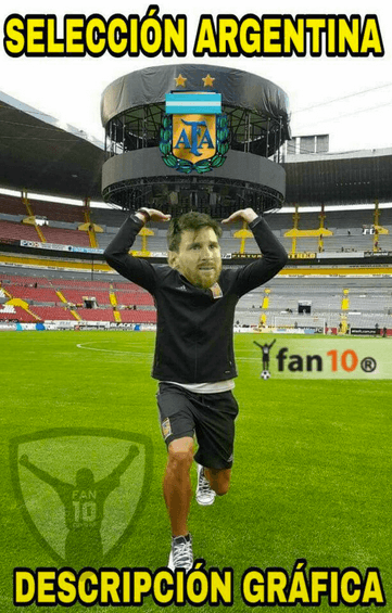 Ni siquiera la selección de Argentina se escapó de las burlas en medio de lo sucedido en el estadio Jalisco.