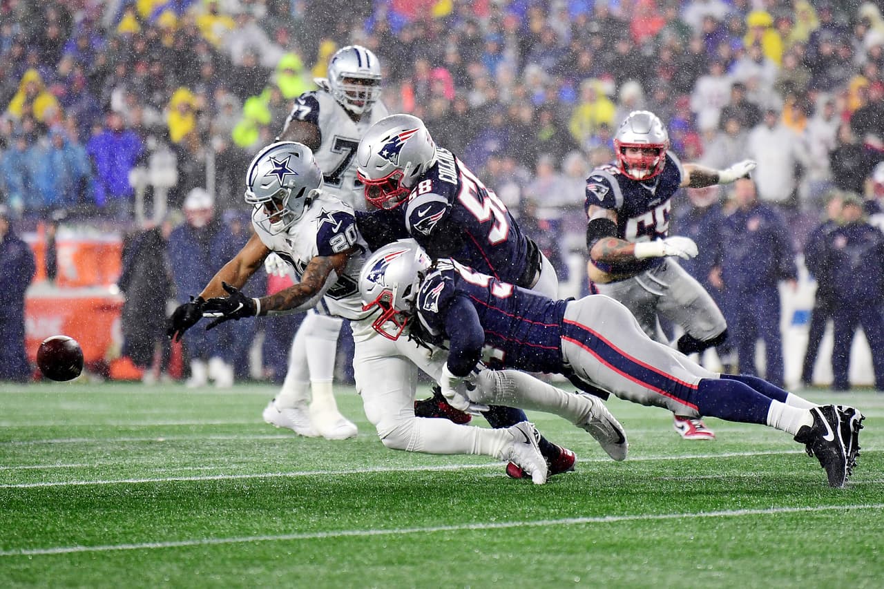 En una noche complicada en Gillette Stadium por las condiciones climáticas pero New England se impone a los Dallas Cowoboys en un gran partido.