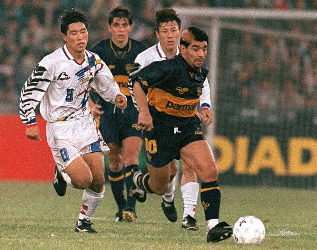 Desde Maradona, hasta el último título con Tévez. Los Xeneizes cumplieron el pasado 3 de abril 115 años y estas fotos son memorables.
