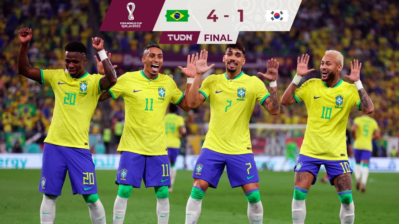 Brasil vs. Corea del Sur EN VIVO por el Mundial Qatar 2022: Brasil derrota 4-1 a Corea del Sur y clasifica a cuartos de final