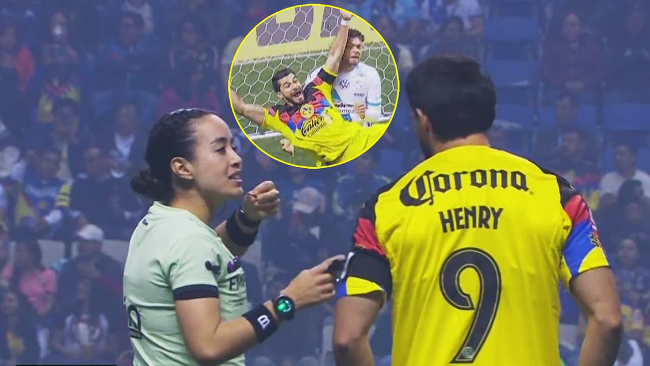Puebla vs. América: Henry Martín se acerca a Katia Itzel, ¿reclamo por penal?