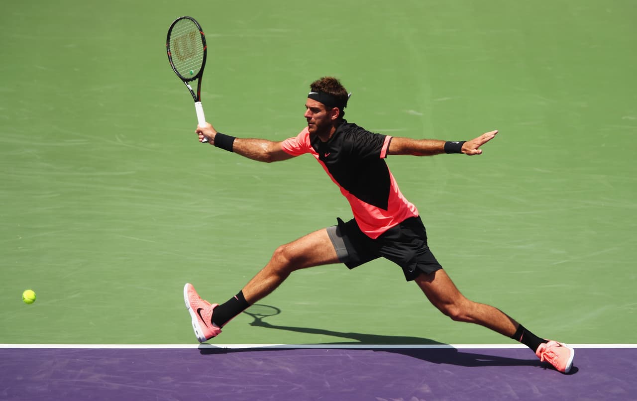 El cansanció se notó en Juan Martín del Potro, quien llegó a Miami después de ganar Indian Wells y Acapulco en un mes de gran ajetreo.