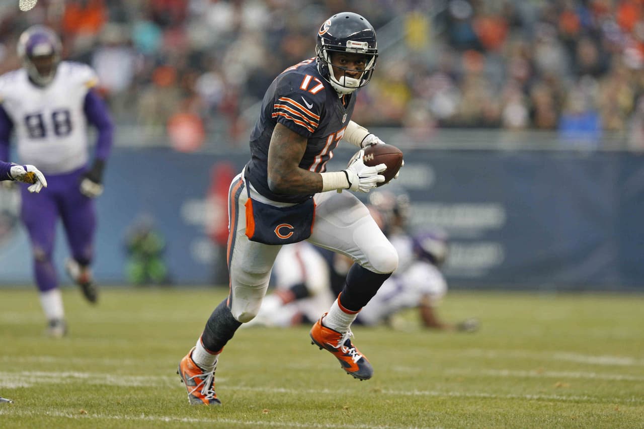 ALSHON JEFFERY - Toda la temporada ha tenido problemas en el tendón de la corva. Juega una semana, pierde 3 partidos, regresa y se vuelve a lastimar.