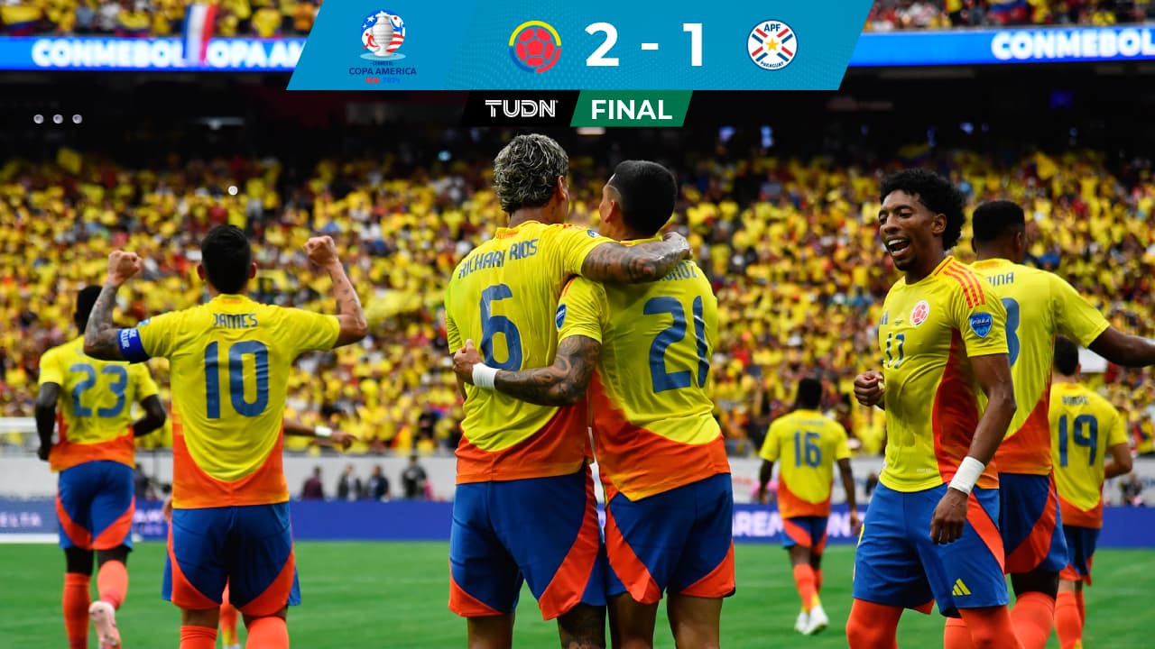 Colombia vence a Paraguay en su debut de Copa América y alarga racha invicta