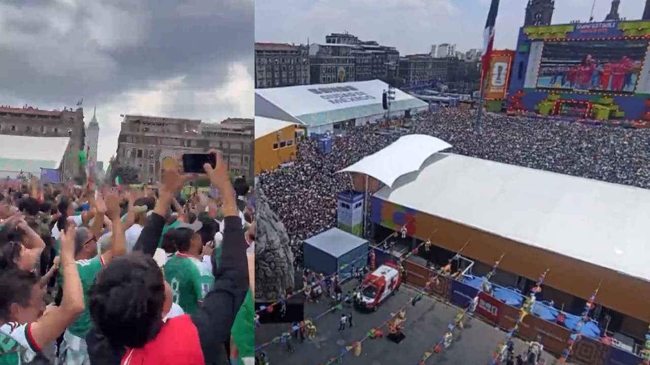 FIFA Fan Fest: así celebró la afición de México los goles ante Sudáfrica