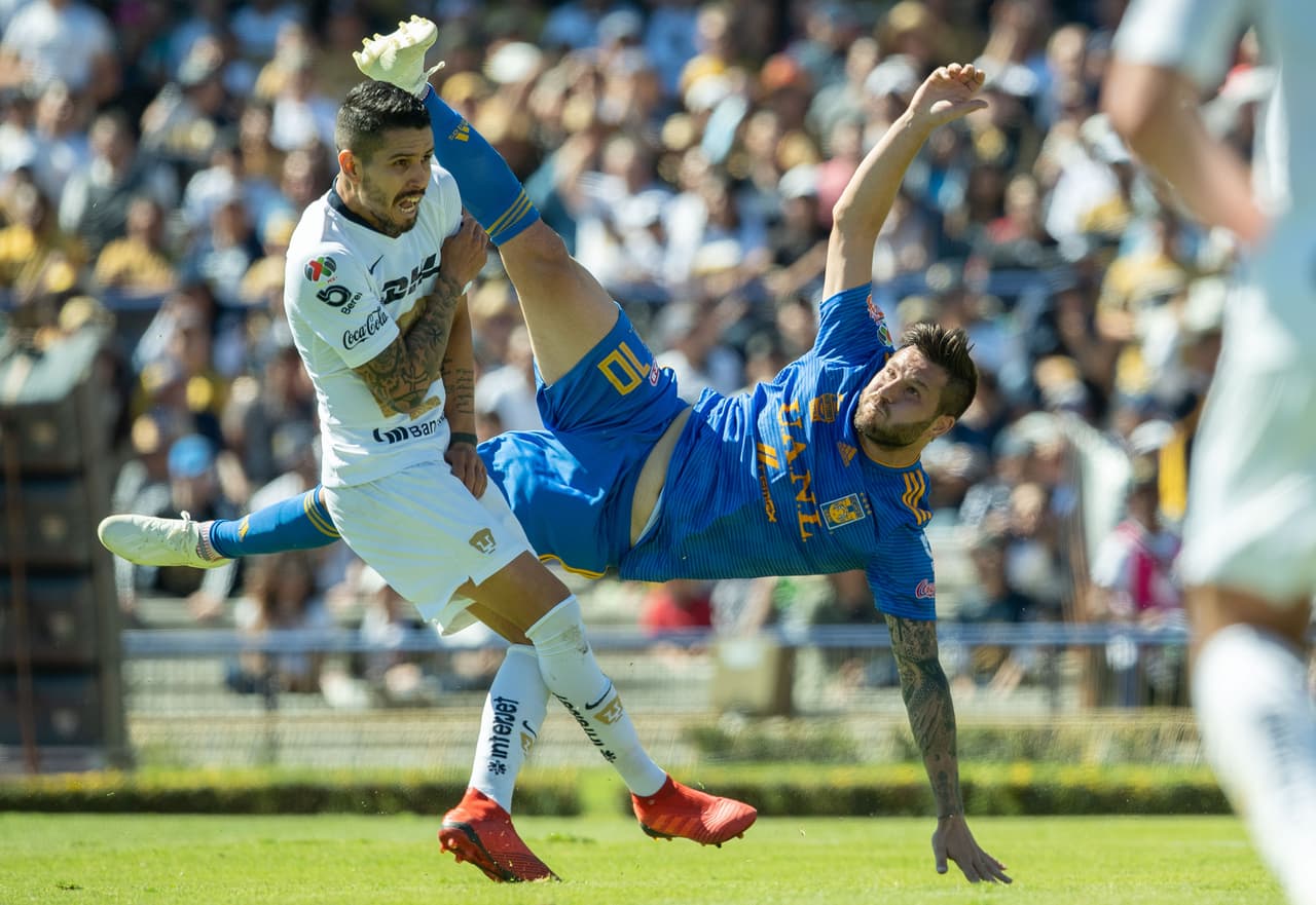 Gignac sacó lo mejor de su repertorio en Ciudad Universitaria para darle a Tigres la confianza necesaria, aunque el resultado no fuera el deseado.